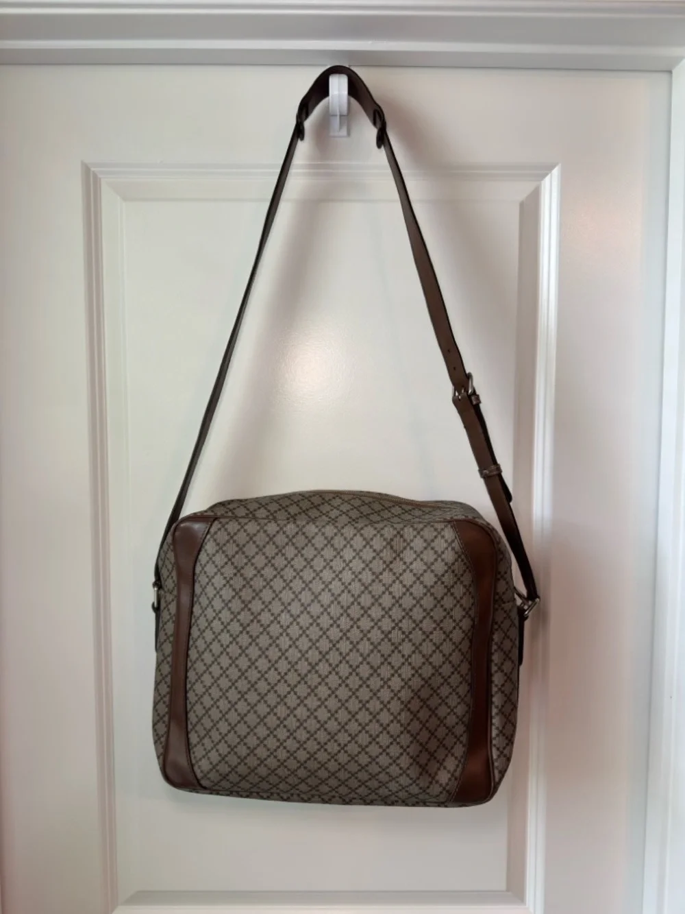GUCCI Diamante Coated Canvas Messenger Bag - Picture 2 of 16